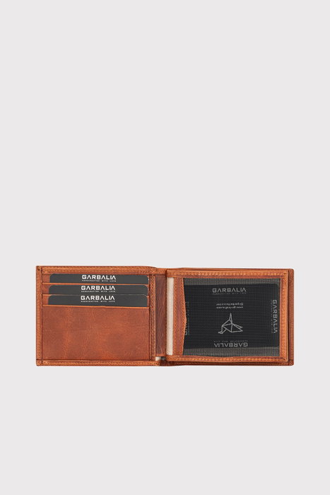 Zoozie Bags Cartera de Piel Genuina para Hombre Color Tan